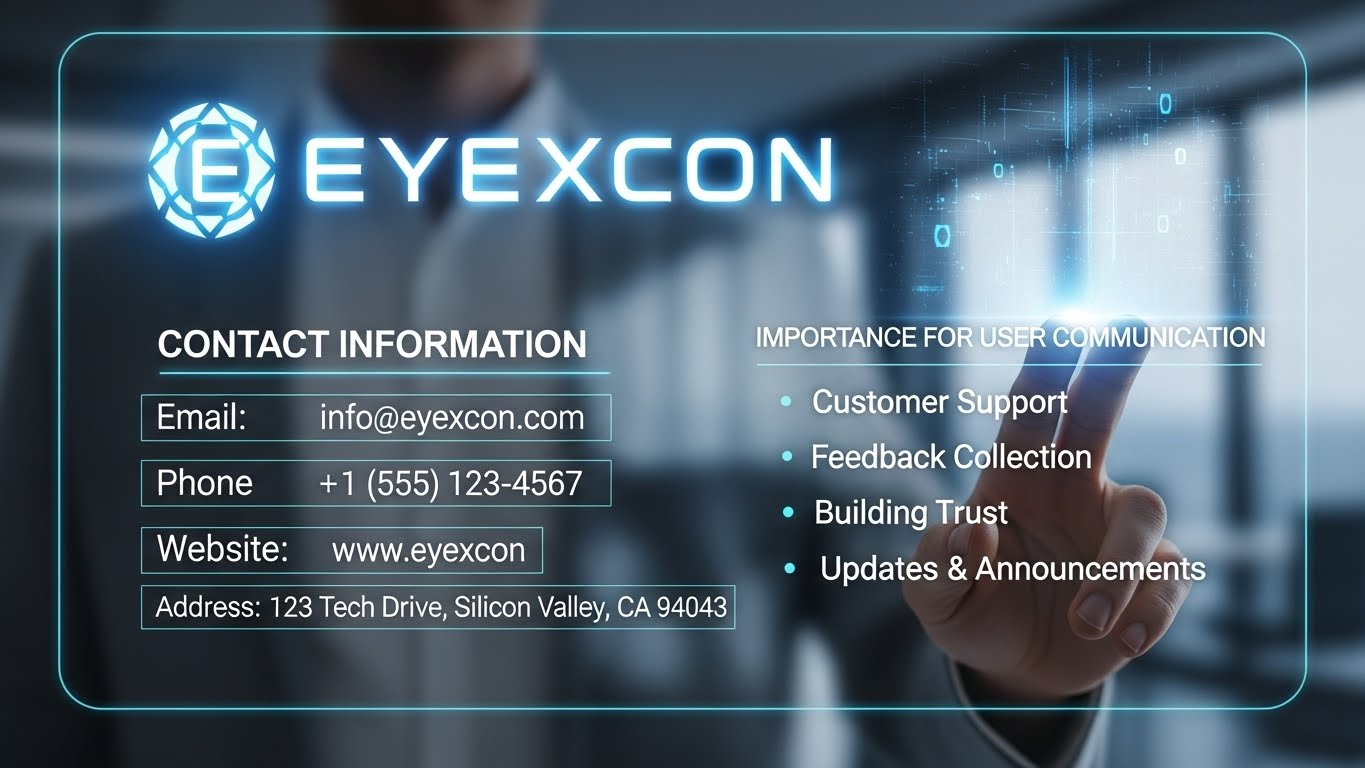 contact info Eyexcon